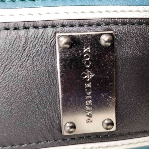 パトリックコックス PATRICK COX レザーパイピング 総柄ショルダーバッグ レディース
