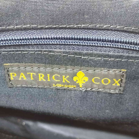 パトリックコックス PATRICK COX レザーパイピング 総柄ショルダーバッグ レディース