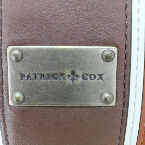 パトリックコックス PATRICK COX レザーパイピング 総柄ショルダーバッグ レディース
