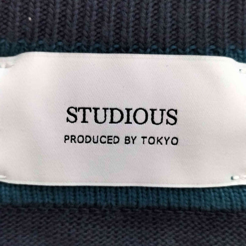 ステュディオス STUDIOUS シルクブレンドVネックチルデンニット メンズ JPN:2