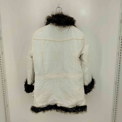 bareback/realdress Y2K ファー ロング デニムジャケット レディース LL