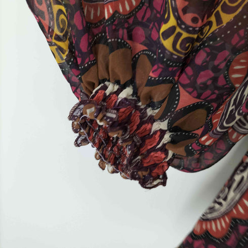 VIE TA VIE 総柄シアーブラウス レディース ONE SIZE