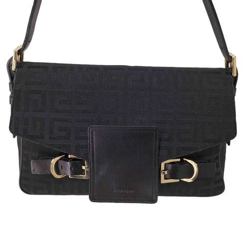 ジバンシィ GIVENCHY ワンショルダーバッグ 編み込み 4Gロゴ 総柄 レディース ONE SIZE