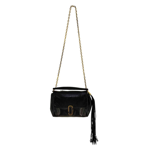 マークジェイコブス MARC JACOBS フリンジチャーム レザーショルダーバッグ レディース