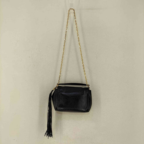 マークジェイコブス MARC JACOBS フリンジチャーム レザーショルダーバッグ レディース