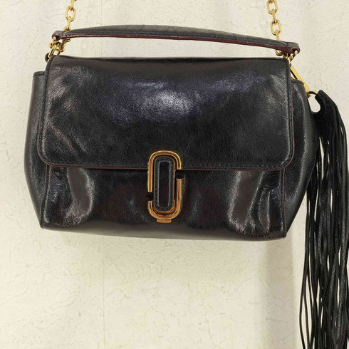 マークジェイコブス MARC JACOBS フリンジチャーム レザーショルダーバッグ レディース