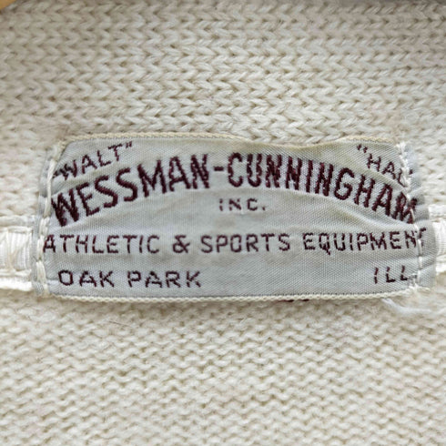 50S-60S WESSMAN-CUNNINGHAM ウールカーディガン メンズ