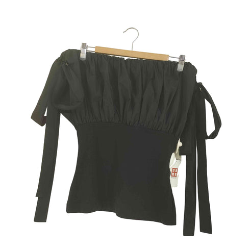 アレキサンダーマックイーン Alexander McQueen ハイブリッド オフショルダー トップ レディース US:38