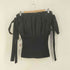 アレキサンダーマックイーン Alexander McQueen ハイブリッド オフショルダー トップ レディース US:38