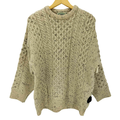 アランクラフト aran crafts 90S アランニット フィッシャーマンニット メンズ JPN:XL