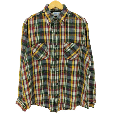 ビッグマックジェイシーペニー BIG MAC JCPenney 70S 単色タグ チェック柄 ネルシャツ メンズ JPN:XL