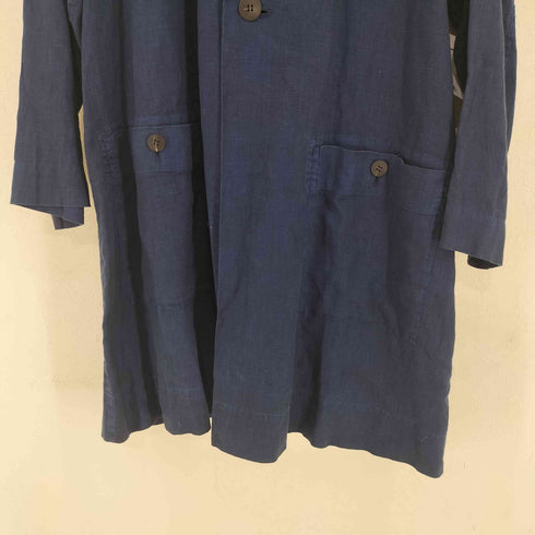 イッセイミヤケメン ISSEY MIYAKE MEN 琉球染めロングシャツ ガウン メンズ JPN:1