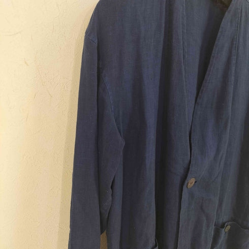 イッセイミヤケメン ISSEY MIYAKE MEN 琉球染めロングシャツ ガウン メンズ JPN:1