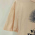 プリントクルーネックTシャツ 裾袖シングル メンズ