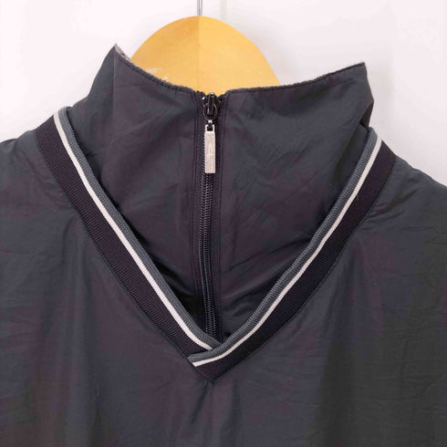 PAGE&TUTTLE Vネックナイロンピステ ジップ後付け メンズ import:M