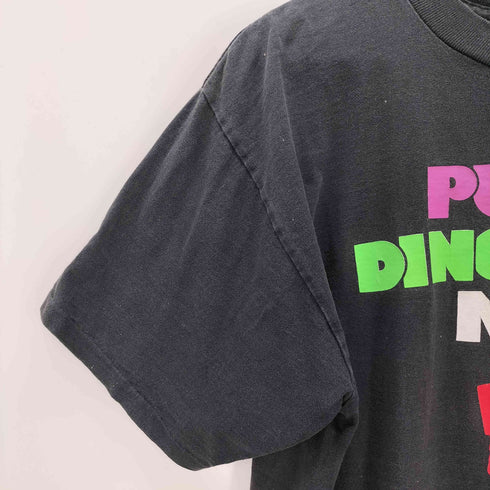 90S 93年© プリントクルーネックTシャツ 裾袖シングル メンズ JPN:L