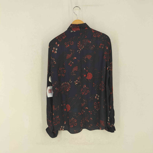 ドリスヴァンノッテン DRIES VAN NOTEN 総柄 レーヨン 比翼シャツ メンズ JPN:48