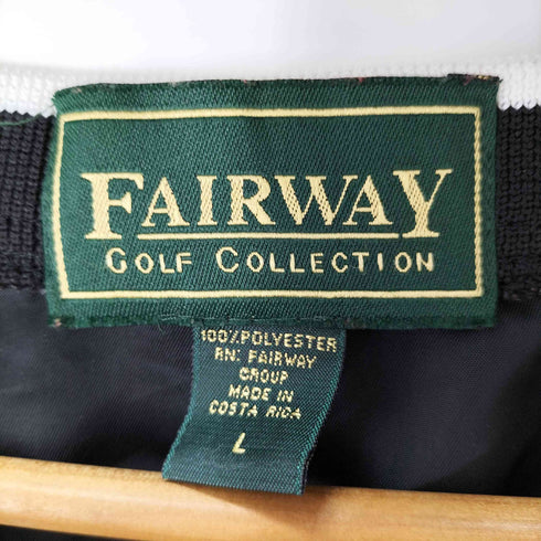 {[FAIRWAY Vネックナイロンビステ メンズ import:L