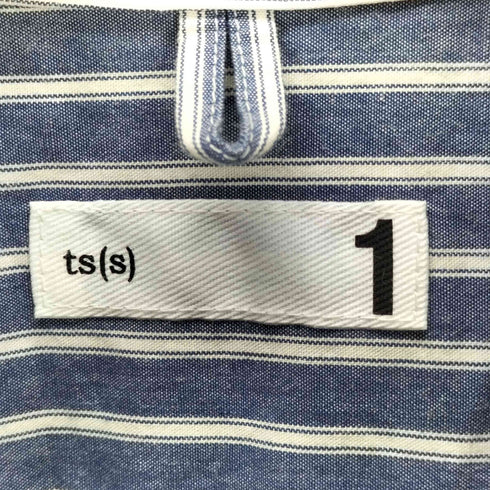 s ts DIFFERENT STRIPE RIGHT CUFF B.D.SHIRT メンズ 1