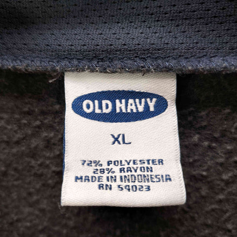 オールドネイビー OLD NAVY 90S フリース ハーフジッププルオーバー メンズ import:XL
