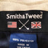 SMITH&TWEED}ハーフジッププルオーバー 斜めライン メンズ import:L