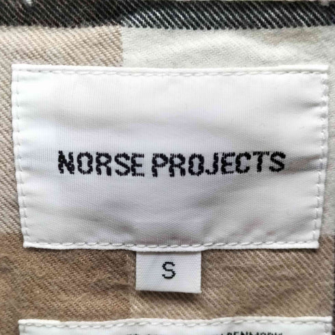 ノースプロジェクツ NORSE PROJECTS ブラッシュドフランネルチェックシャツ メンズ JPN:S