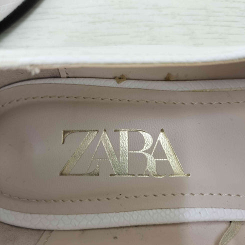 ザラ ZARA フェイクレザー タッセルローファー レディース JPN:38