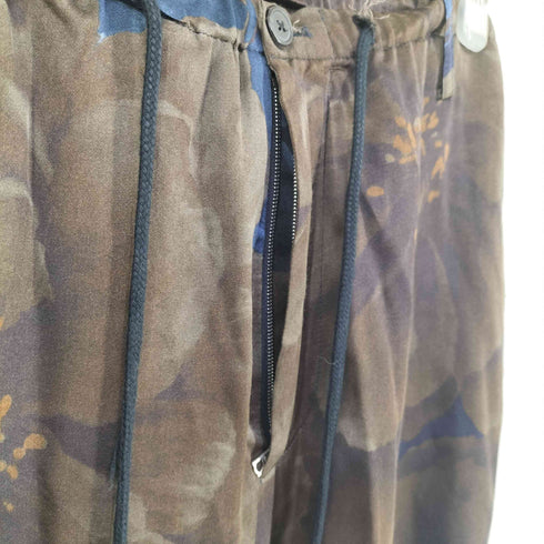 ドリスヴァンノッテン DRIES VAN NOTEN レーヨン フラワーパンツ メンズ JPN:46