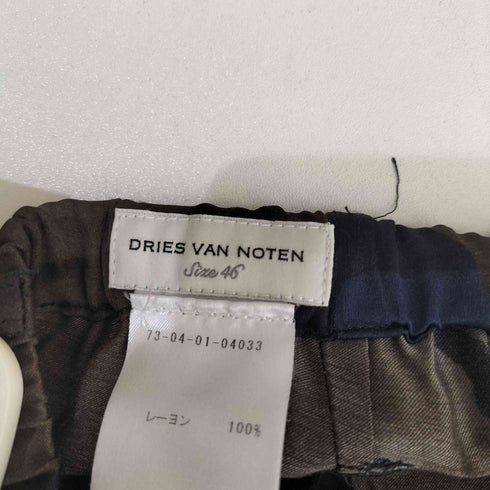 ドリスヴァンノッテン DRIES VAN NOTEN レーヨン フラワーパンツ メンズ JPN:46