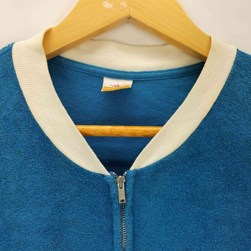 ジャンセン jantzen 70S USA製 ビーチシャツ パイル地 ジップアップシャツ メンズ JPN:M