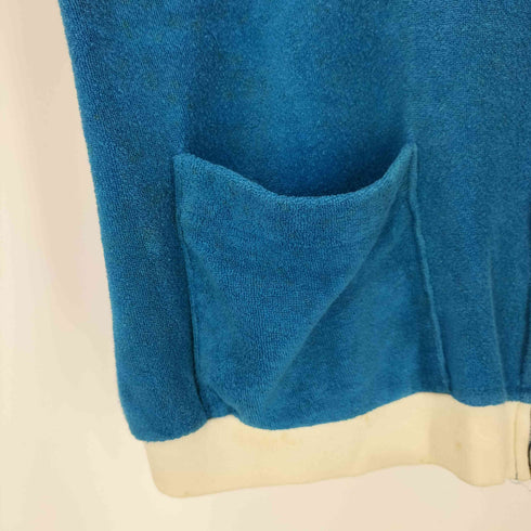 ジャンセン jantzen 70S USA製 ビーチシャツ パイル地 ジップアップシャツ メンズ JPN:M