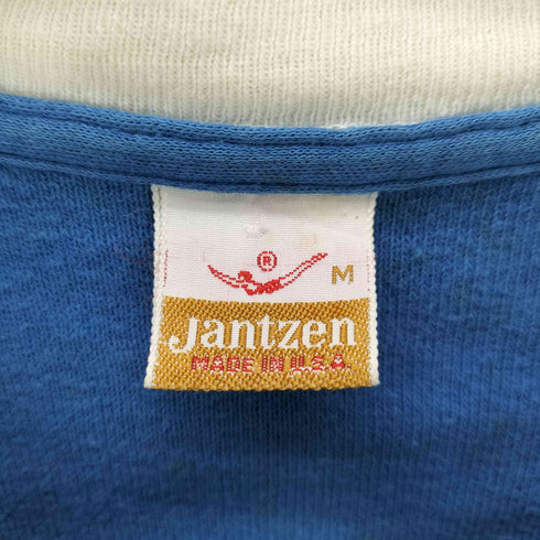 ジャンセン jantzen 70S USA製 ビーチシャツ パイル地 ジップアップシャツ メンズ JPN:M
