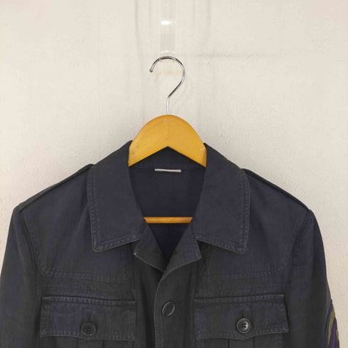 ドリスヴァンノッテン DRIES VAN NOTEN WES WILSON ワッペン バックプリント ミリタリージャケット メンズ JPN:46