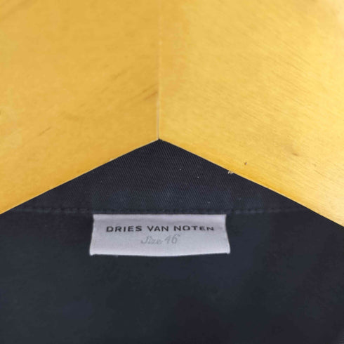 ドリスヴァンノッテン DRIES VAN NOTEN WES WILSON ワッペン バックプリント ミリタリージャケット メンズ JPN:46
