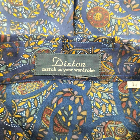 Dixton match as your wardrobe ペイズリー柄 総柄 L/S シャツ メンズ JPN:L