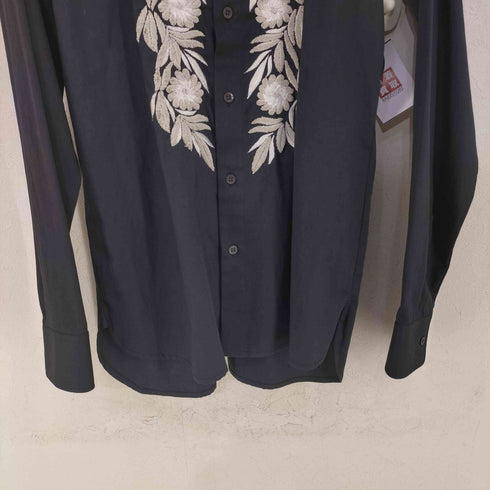 ドリスヴァンノッテン DRIES VAN NOTEN タイダイ フラワー エンブロイダリー シャツ メンズ JPN:48