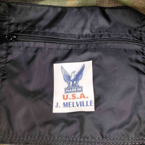USA製 J.MELVILLE カモ柄 ボストンバッグ メンズ