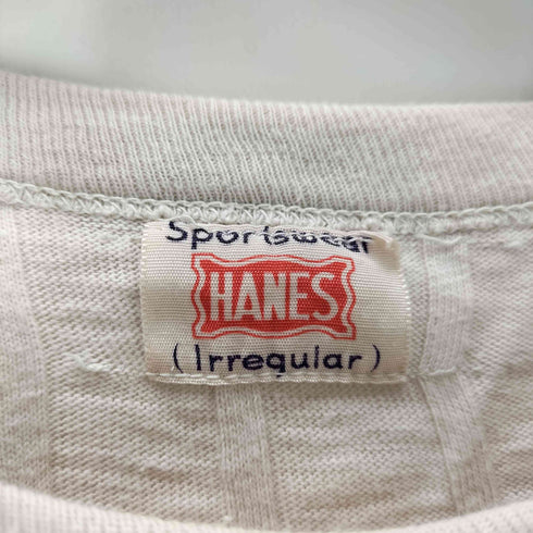 ヘインズ Hanes 40S ポケット付き リブクルーネックTシャツ メンズ