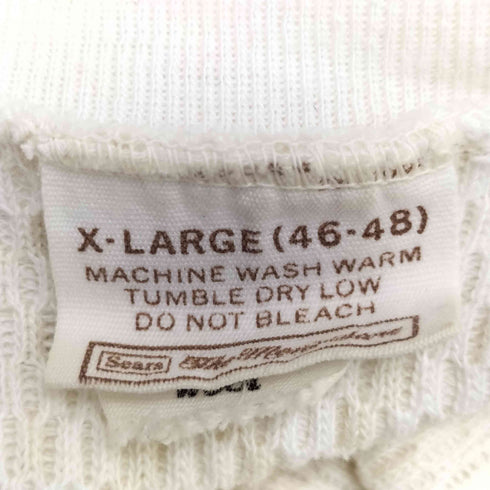 シアーズ Sears 70S サーマル ワッフルクルーネックカットソー メンズ JPN:XL