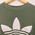 アディダスオリジナルス adidas Originals REFOIL OVERSIZED CREW トレフォイルロゴ プリント スウェット トレーナー メンズ JPN:L