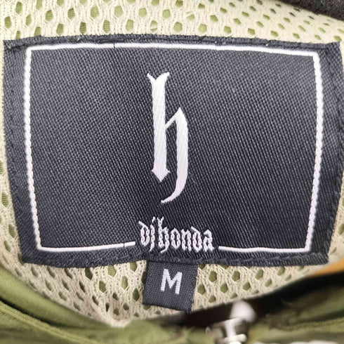 ディージェーホンダ DJ HONDA 袖ロゴ ナイロンパーカー ドローコード付き メンズ JPN:M