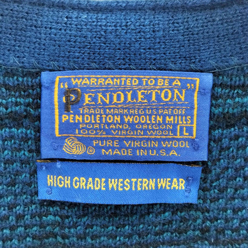 ペンドルトン PENDLETON USA製 HIGH GRADE WESTERN WEAR チェックベスト メンズ JPN:L