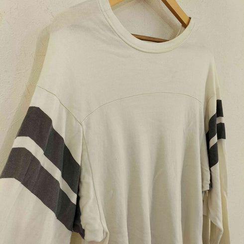 ロクビューティーアンドユースユナイテッドアローズ 6 BEAUTY & YOUTH UNITED ARROWS COTTON NYLON FOOT BALL LINE T-SHIRT レディース JPN:S