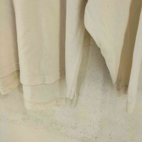 ロクビューティーアンドユースユナイテッドアローズ 6 BEAUTY & YOUTH UNITED ARROWS COTTON NYLON FOOT BALL LINE T-SHIRT レディース JPN:S