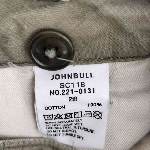 ジョンブル Johnbull Sewing Chop O'alls LOT SC 118 裾腰アジャスター ミリタリーベイカーパンツ メンズ 28