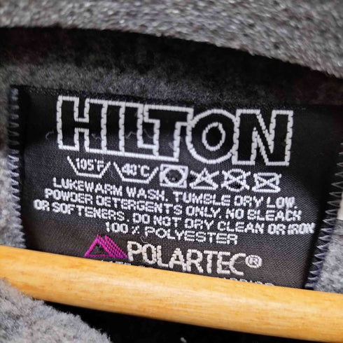 ヒルトン HILTON ナイロン切替フリースジャケット バック刺繍 メンズ JPN:L