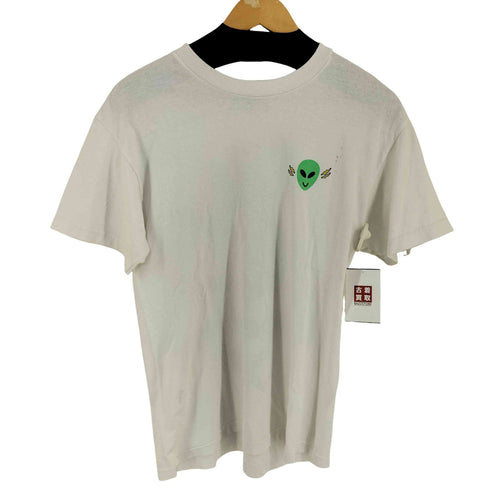 upper field one 両面プリント 恐竜 宇宙人 プリントTシャツ メンズ JPN:M