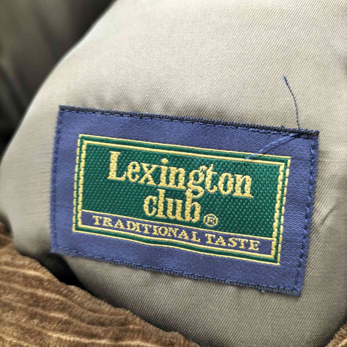 LEXINGTON CLUB 2Bコーデュロイテーラードジャケット メンズ 98-88-175
