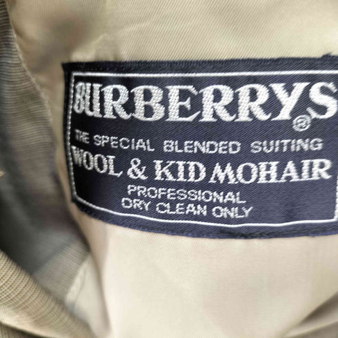 バーバリーズ BURBERRYS 80-90s WOOL&MOHAIR モヘア混2Bテーラードジャケット メンズ 98-88-175
