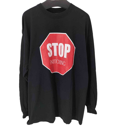デラックス DELUXE XXL STOP SNITCHING 両面プリント L/S TEE メンズ JPN:XXL